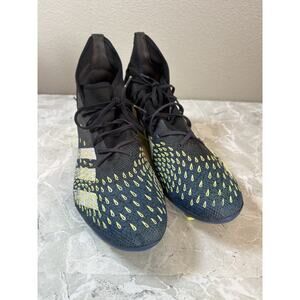 Adidas Predator Freak.3 Firm Men's Size 13 Cleats Black Blue White Yellow‎